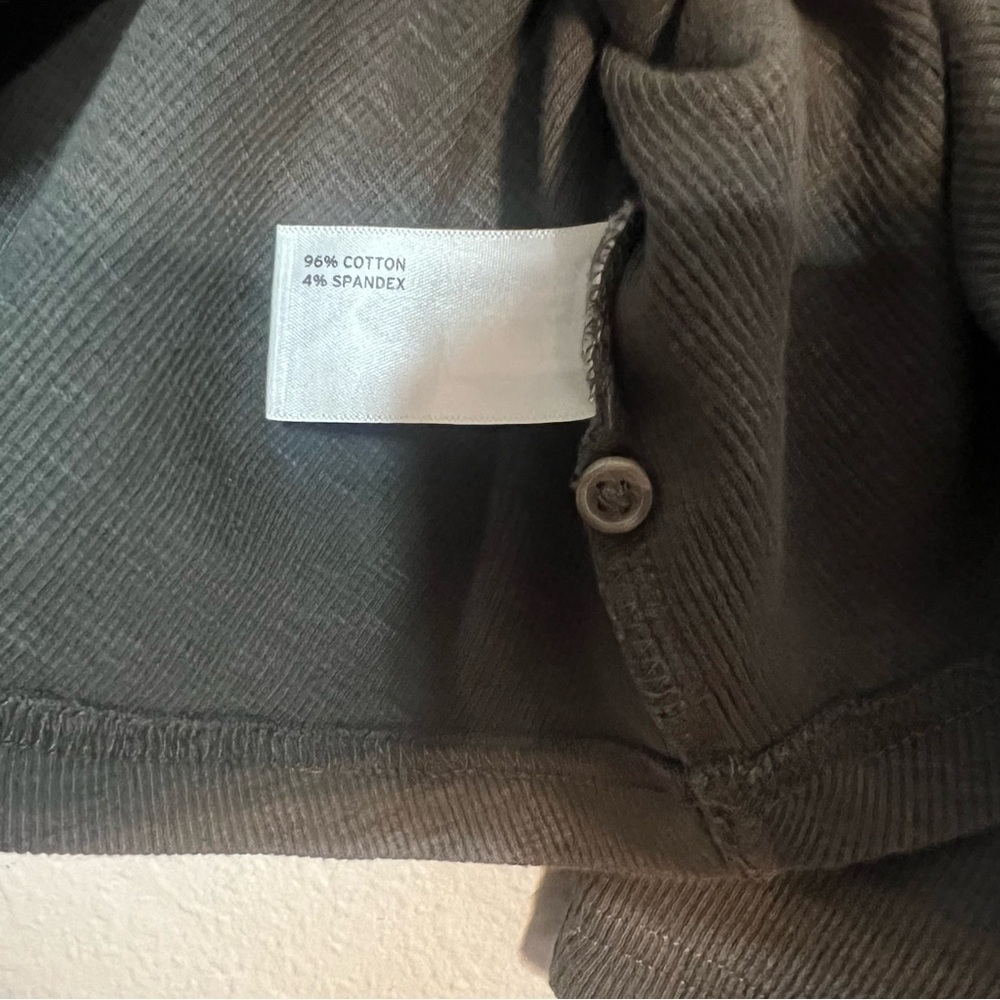 Duluth Trading Co Grey Gray No-Yank Long Sleeve Henley Womens Size 3X 3XL - Picture 10 of 10